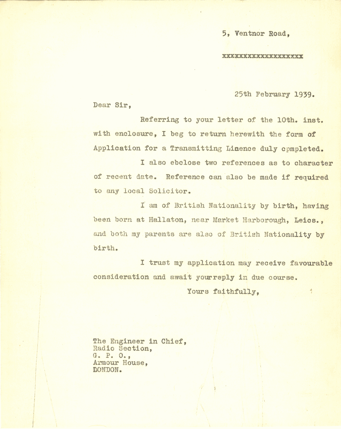 license application 25 02 39